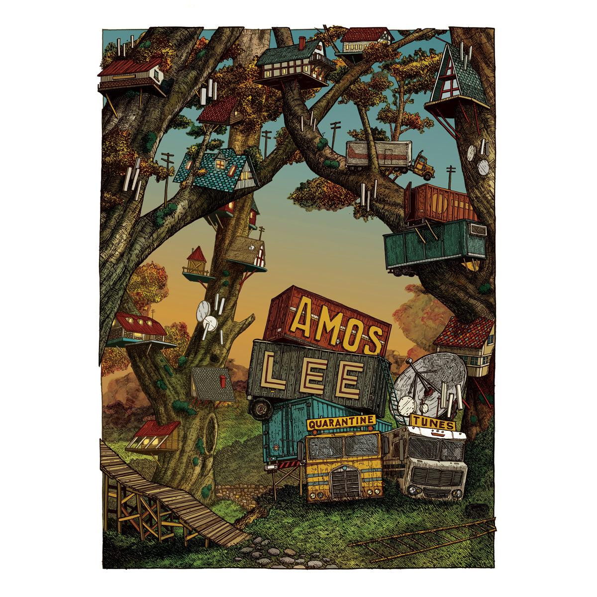 Quarantine Tunes' Limited Edition Poster