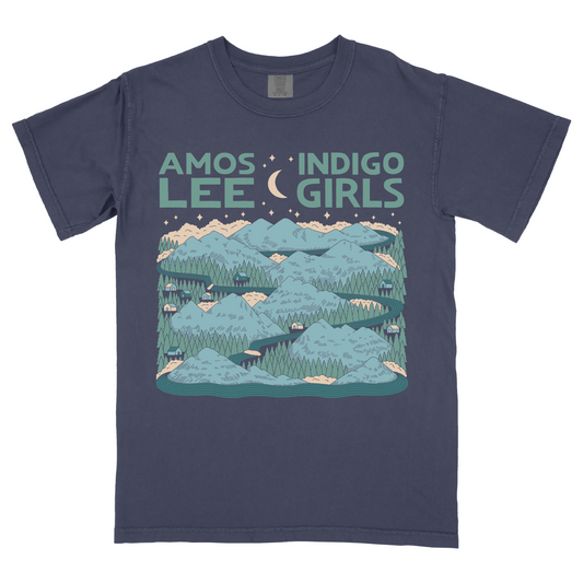 Amos Lee & Indigo Girls 2024 Tour Tee